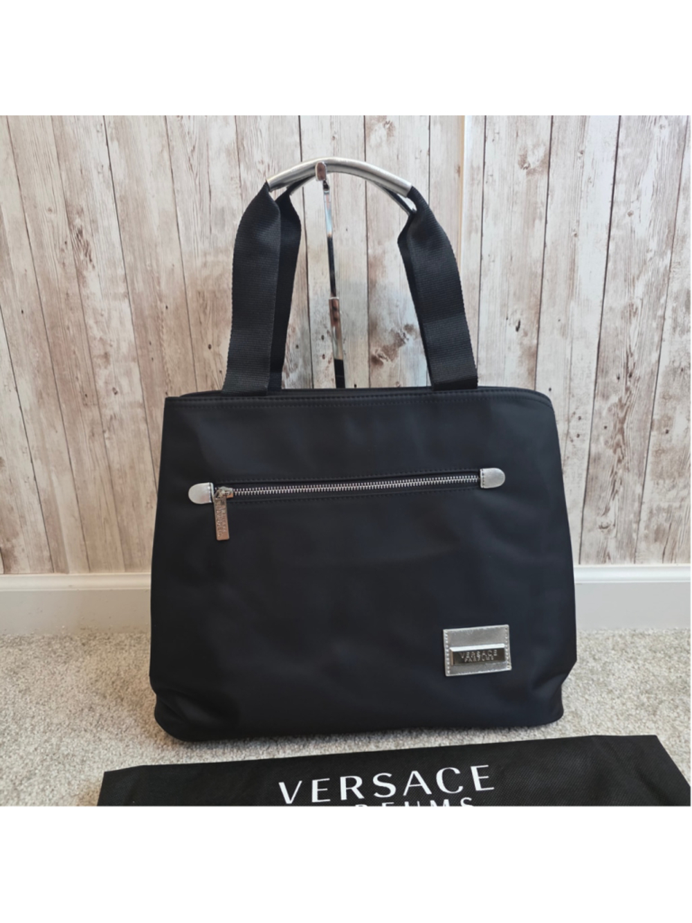 Versace Laptop Work Everyday Tote Bag
